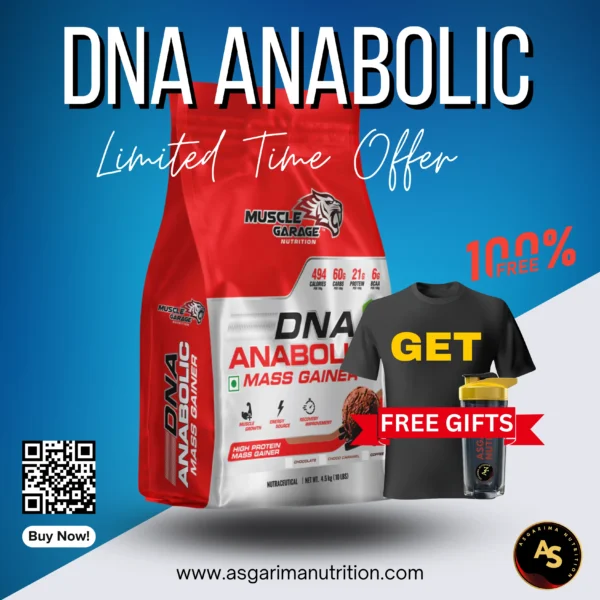 DNA ANABOLIC MASS GAINER (FREE GIFT)